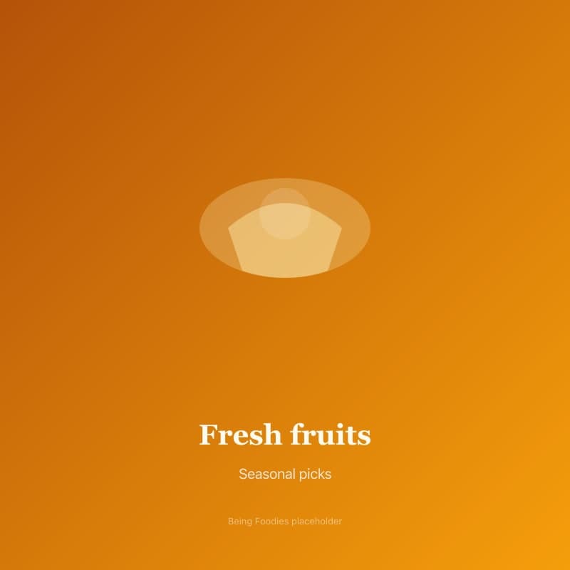Fresh fruits placeholder